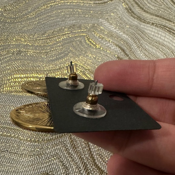 ⚜️3 for $30⚜️ Deep Emerald Green Retro Style Acrylic Stud Earrings (Teal Green) - Picture 8 of 8